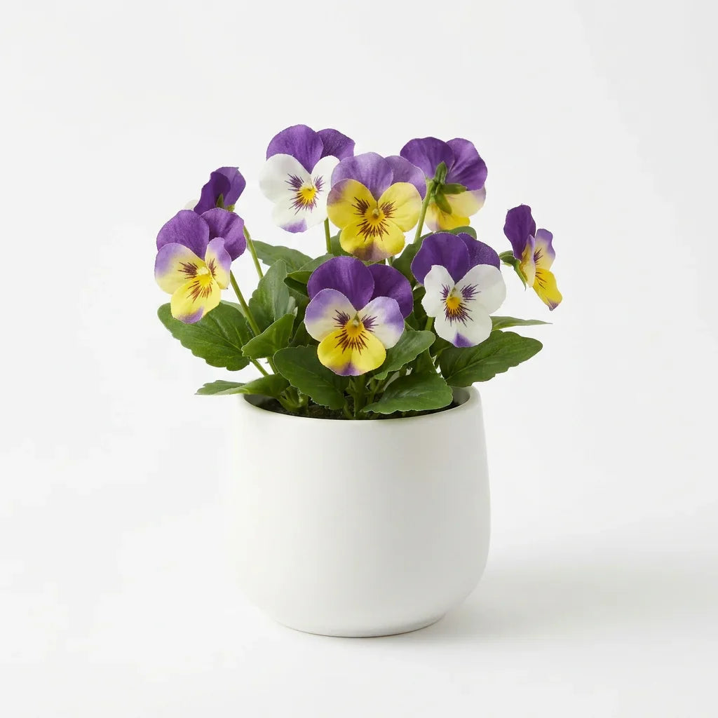 Wholesale Artificial Pansy Pot - Artificial Flower Source Factory FauxFlowerHub